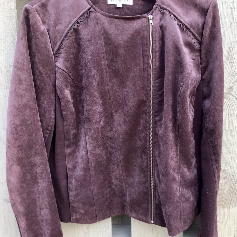 Kate Rosy brown women’s jacket; size XL
